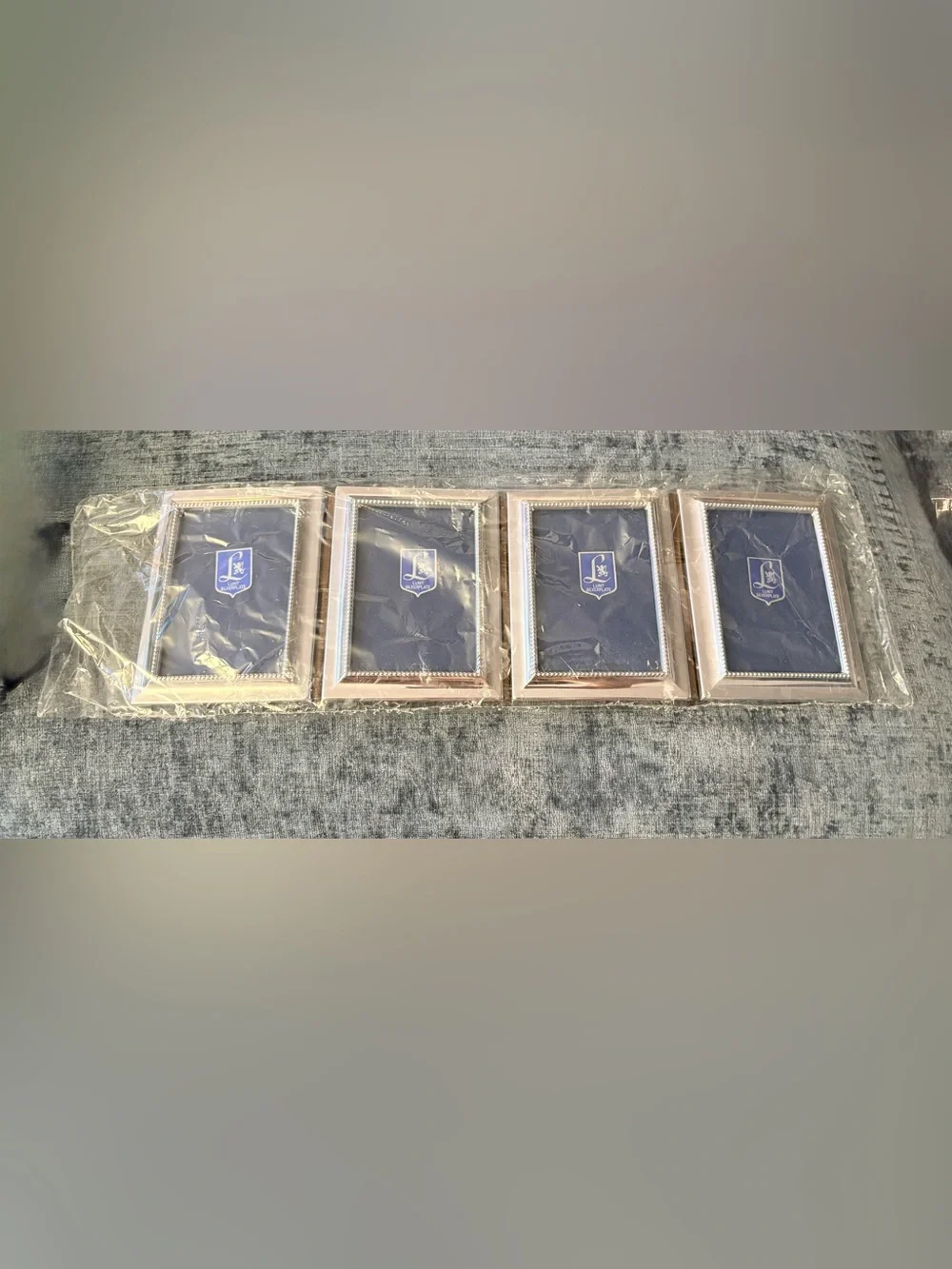 Lunt Silver Plate Frame Set (4 frames) nwt-in original packaging